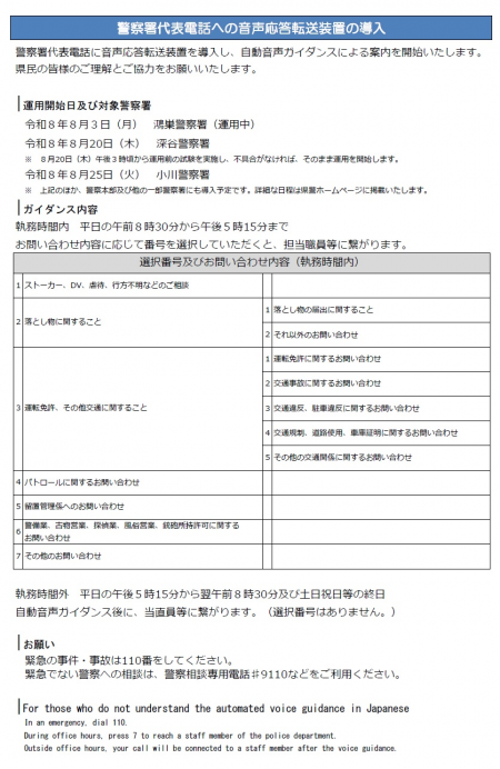 自動音声