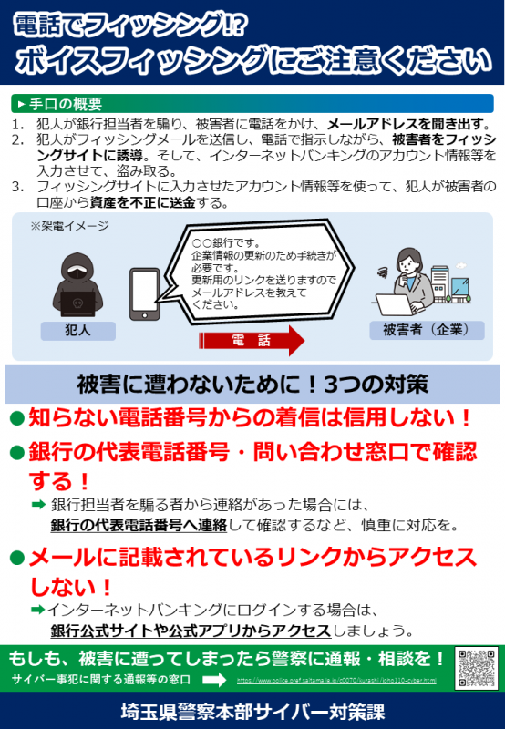 ボイスフィッシングチラシ
