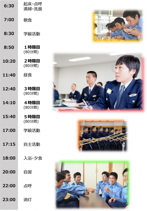 警察学校の一日