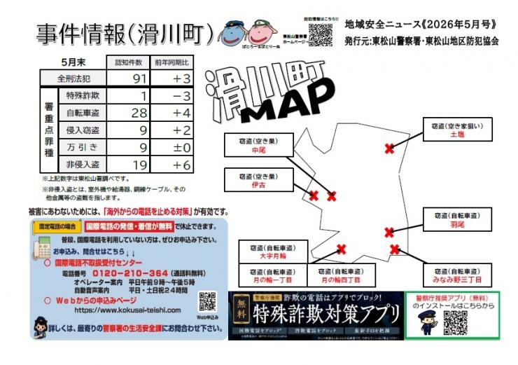 滑川町5月