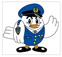 県警マスコット「ポッポくん」