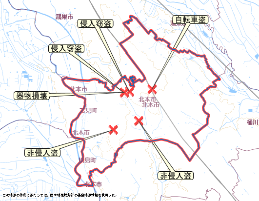 北本市 地図 4月21日から