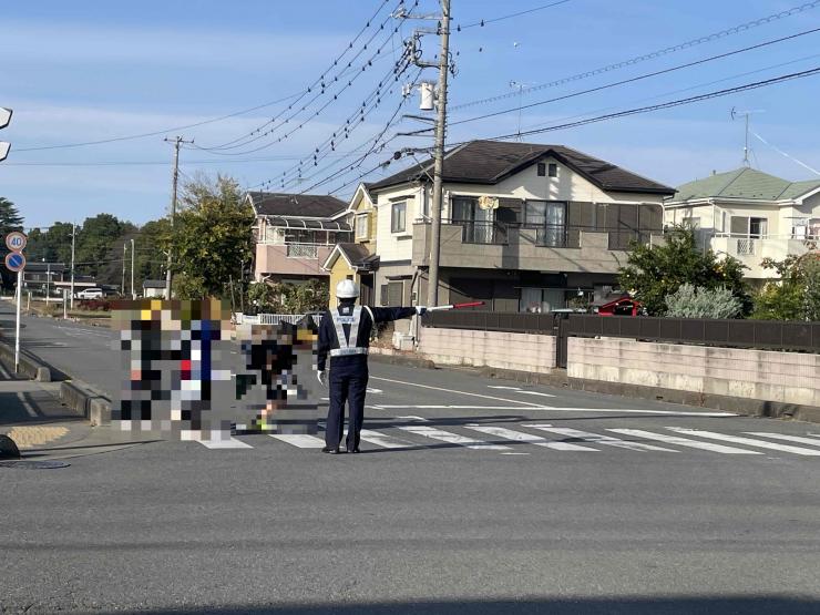 正防止隊上尾市通学路警戒
