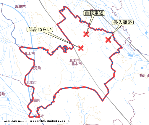 北本市 地図 4月28日から