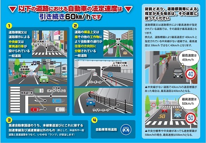 広報啓発リーフレット【法廷速度引下げ】2