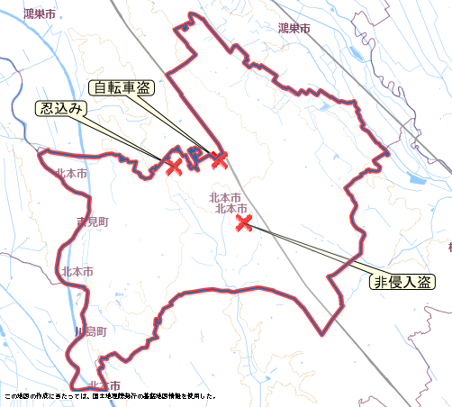 北本市 地図 5月26日から