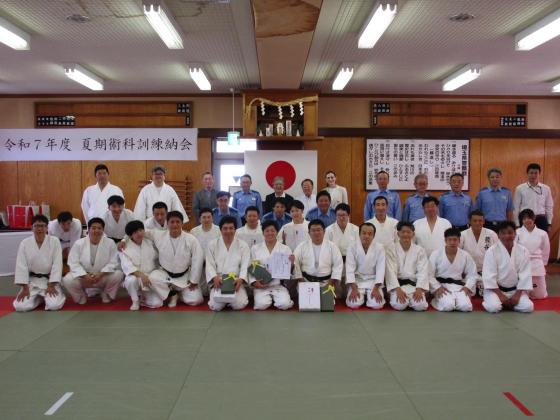 令和7年度本庄警察署夏期術科訓練納会3
