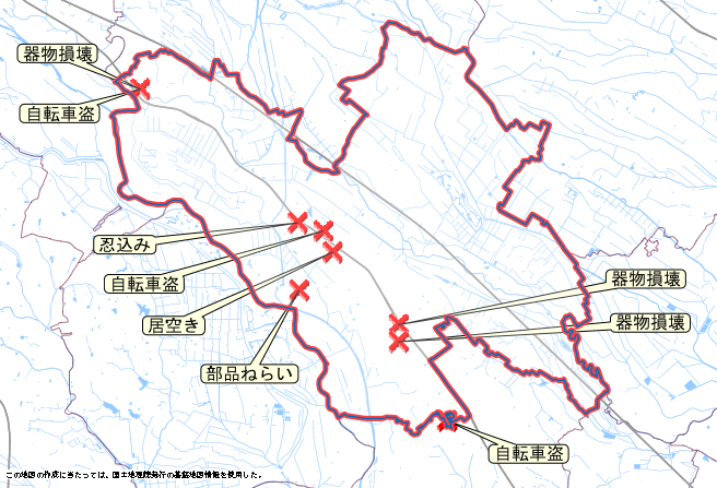 鴻巣市　地図　7月7日から