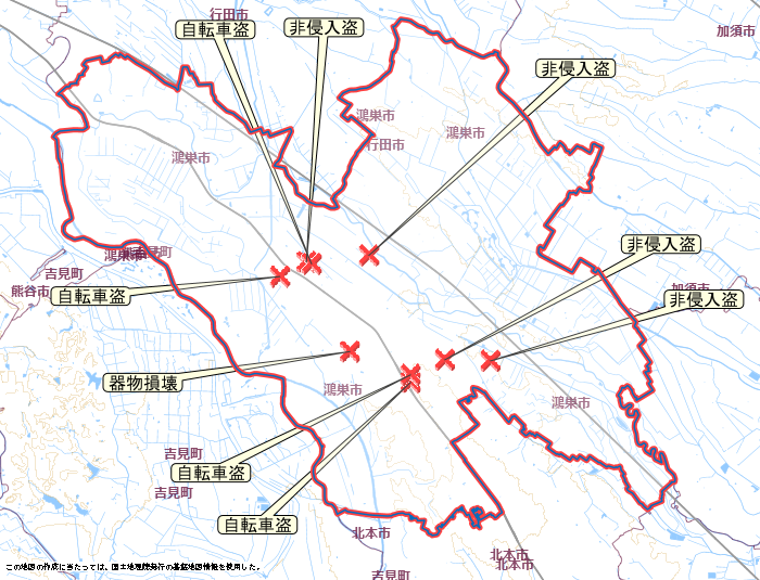 鴻巣市 地図 7月28日から