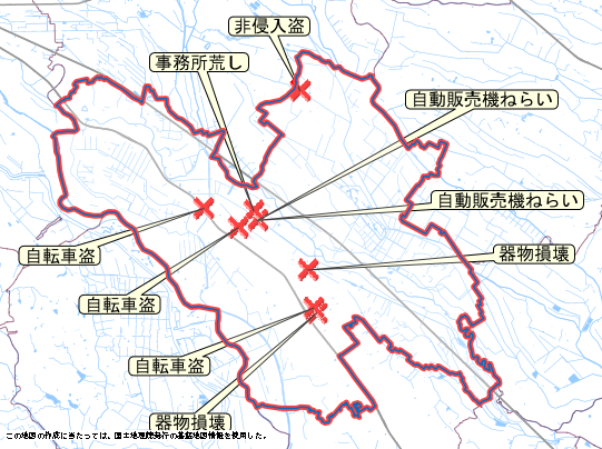 鴻巣市　地図　９月８日から