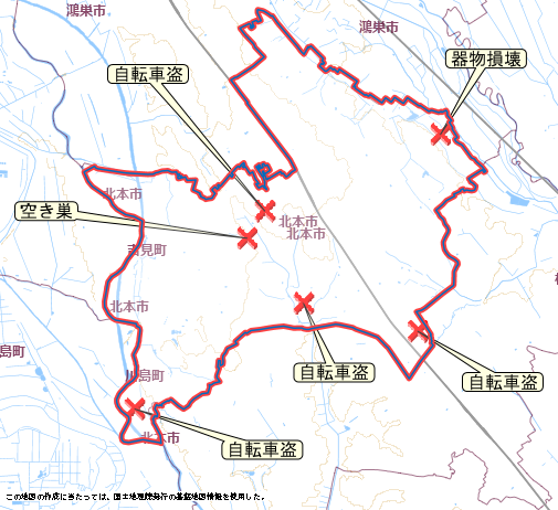 北本市 地図 9月22日から
