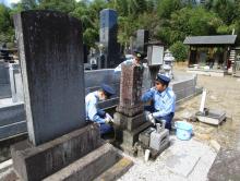 墓参清掃