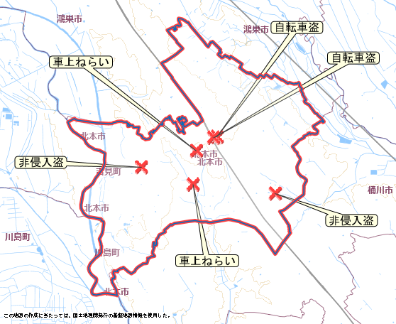 北本市 地図