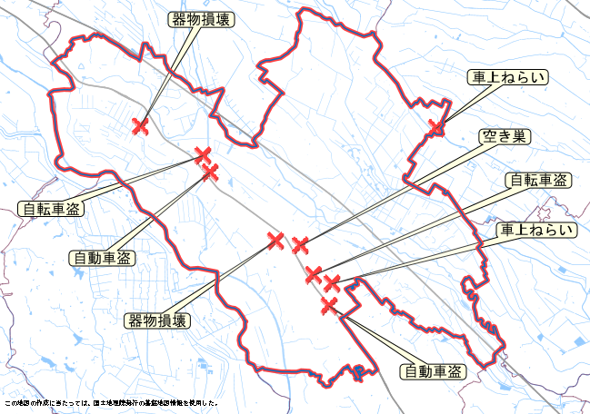 鴻巣市 地図 10月6日