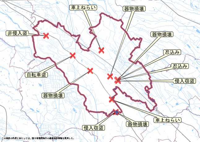 鴻巣市　地図　１１月３日から