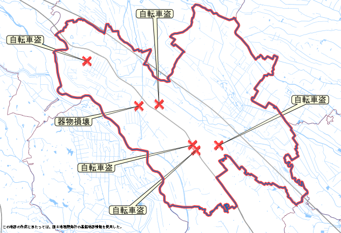 鴻巣市　地図　11月10日