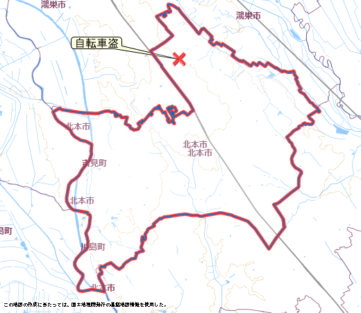 北本市　地図　12月8日から