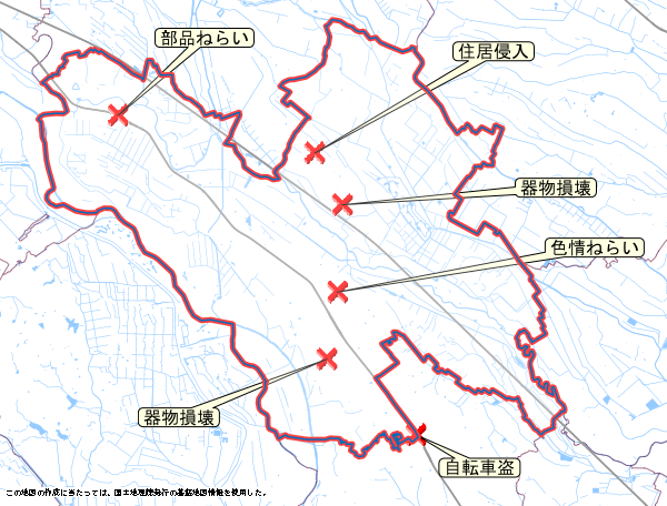 鴻巣市　地図　1月5日から
