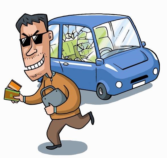 車上ねらいイラスト1