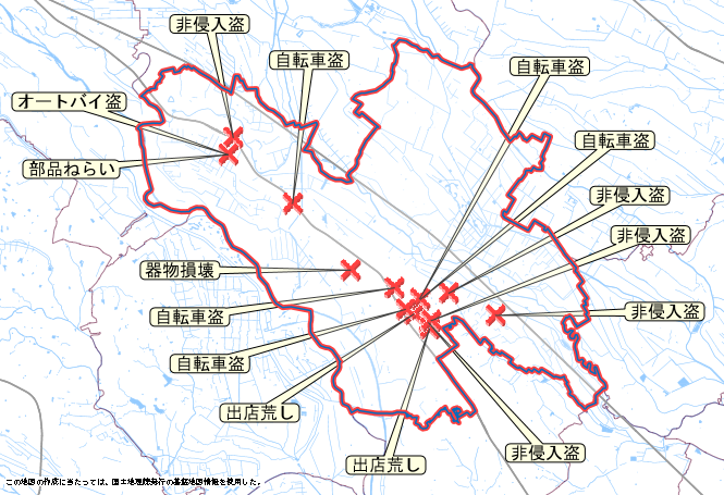 鴻巣市　地図　２月16日