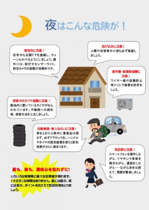 夜も防犯