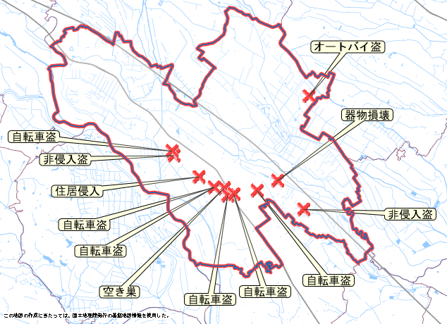 鴻巣市　地図　3月23日から