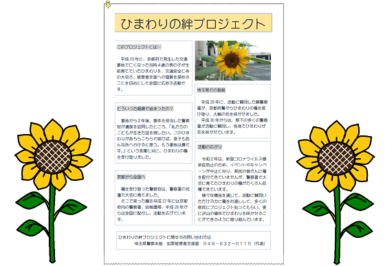ひまわり絵