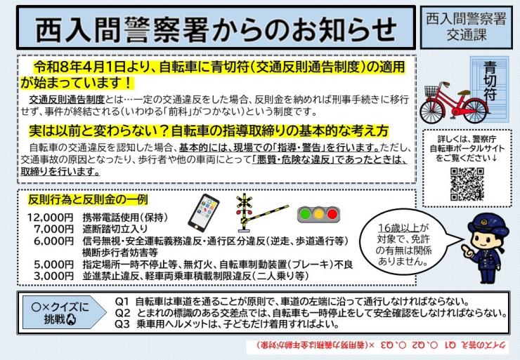 交通反則通告制度表