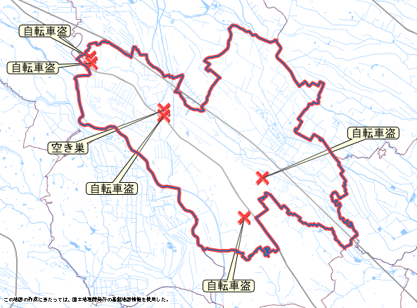 鴻巣市　地図　5月18日から