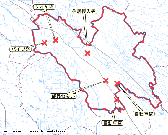 鴻巣市　地図　5月25日から