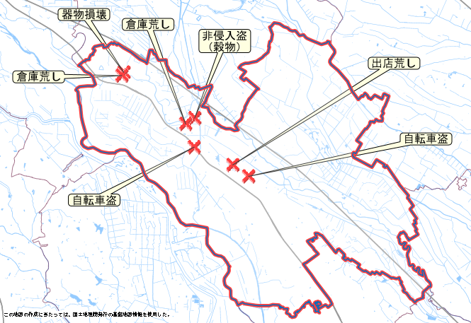 鴻巣市　地図　6月22日から