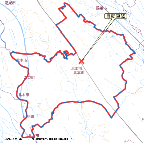北本市　地図　6月29日から