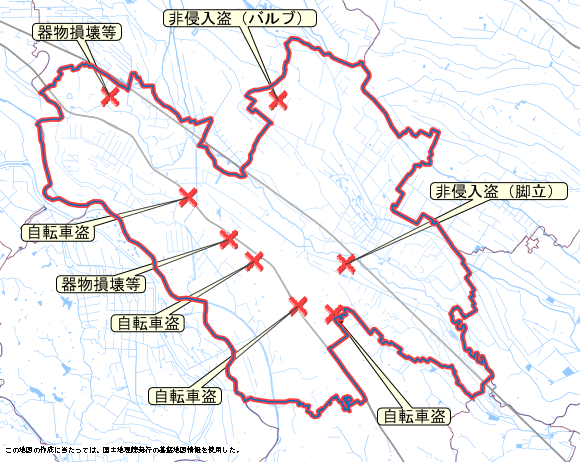 鴻巣市　地図　7月6日から