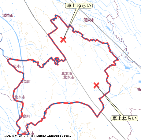 北本市地図7月13日から