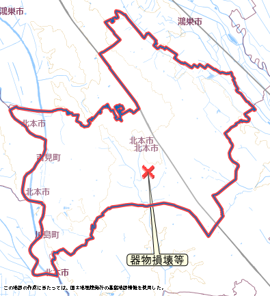 北本市　地図　7月20日から