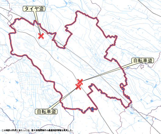 鴻巣市　地図　8月3日から