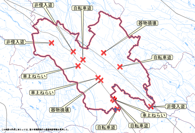 鴻巣市　地図　9月7日から