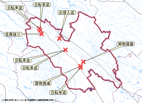 鴻巣市　地図　9月21日から