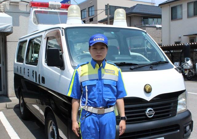 交通事故捜査勤務員の制服